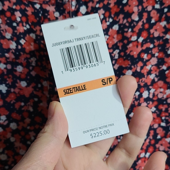 Michael Kors Red Floral Dress - Picture 4 of 8